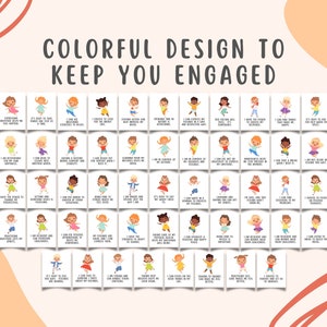 52 Feelings Coping Statement Cards for Kids Teens Grounding Calming ...