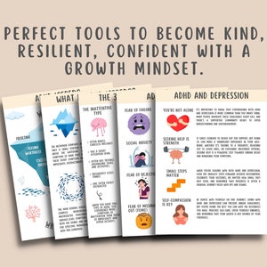 17 ADHD Iceberg Worksheets, Attention Deficit Hyperactivity Disorder Coping Depression Anxiety Shame, Mental Health Therapy Counselor
