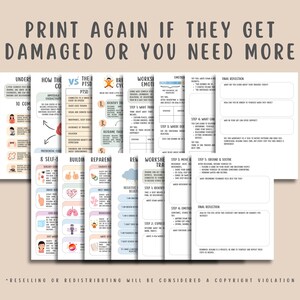 C-PTSD Trauma Healing Worksheets (15 Pages) Complex PTSD, Childhood Trauma, Trauma Processing, Self Compassion, Breaking The C-PTSD Cycle