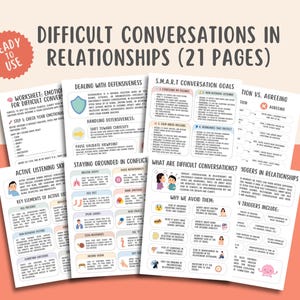 Having Difficult Conversations in Relationships, Assertive Communication, Relationship Boundaries, Conflict Resolution, Couples Therapy