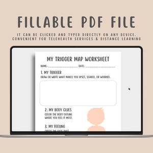 Trauma Focused Worksheets + Cheatsheet for Kids (26 Pages), Unhelpful Thoughts, Emotional Regulation, CBT Coping Skills, Child Counseling