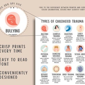 Childhood Trauma Healing Worksheets (19 Pages), Reparenting Inner Child Healing,  Somatic Coping Skills, PTSD, Crisis Therapy, Panic Attacks