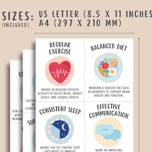 28 ADHD Coping Skills Flashcards for Adults, Attention Deficit Hyper ...