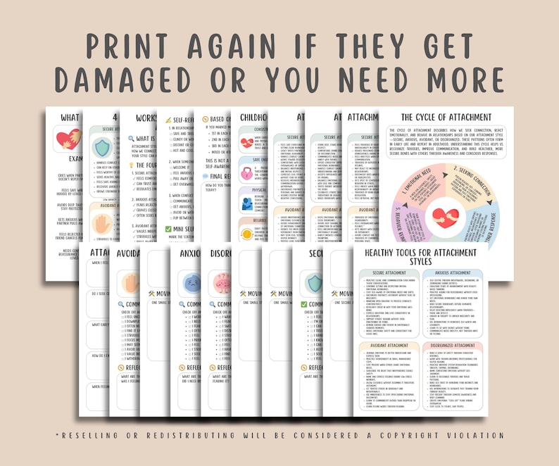 Secure Attachment Style Worksheet.pdf Attachment Theory Worksheets, Attachment Styles Guide, Therapy Handouts ...