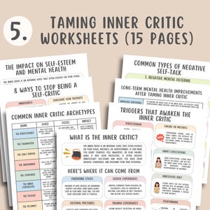 PTSD Trauma Healing Worksheets Bundle (100+ Pages) Childhood Trauma ...