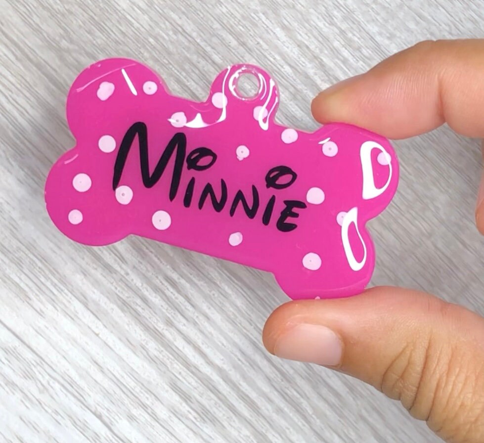 Targhetta Identificativa Disney Cenerentola Per Animali Domestici, Personalizzata Con Il Nome E Il Numero Del Tuo Animale Domestico - Italia - Foto 10