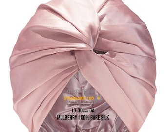 100% Mulberry Silk Bonnet | wrap | pure silk |sleep wear | Luxury | turban | best selling | beauty | gift for women | gift box included.