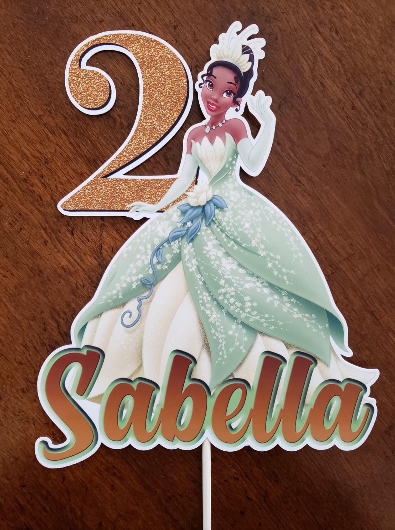 PRINCESS TIANA Cake Topper TIANA Cake Topper Cake Toppers - Etsy