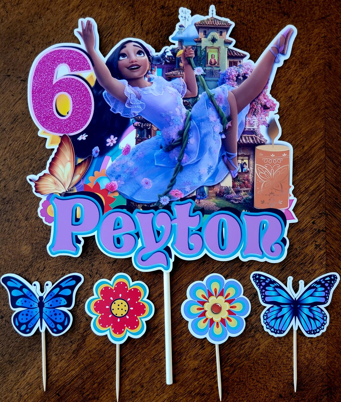 ENCANTO ISABELA Cake Topper ISABELA Cake Pick Isabela Cake Etsy México