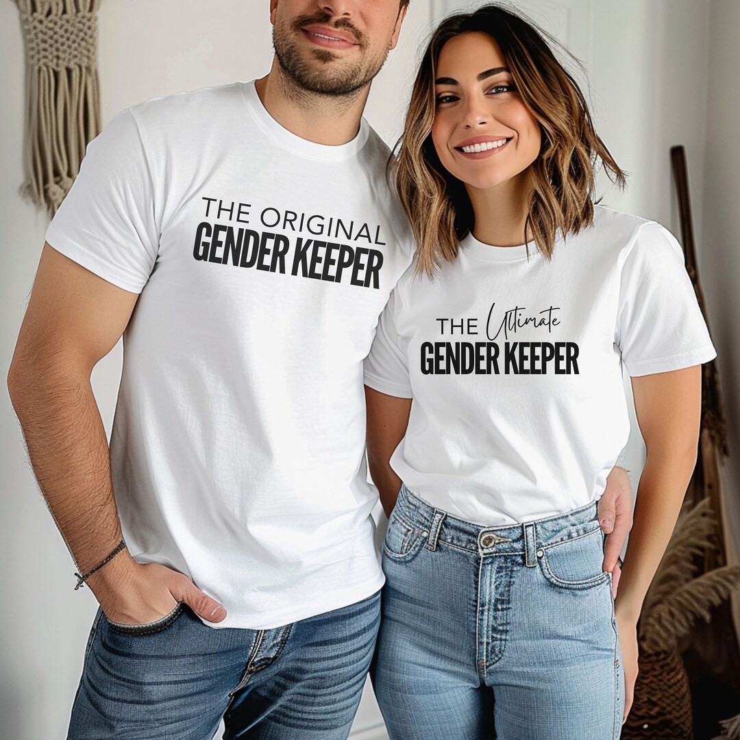 Baby Shower Reveal Party Tshirts Funny New Parents Gender Keeper Shirts ...