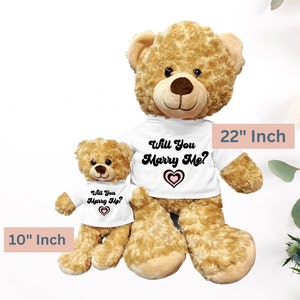 Will You Marry Me Gifts Teddy Bear Proposal Ideas Unique Proposal Marry Me Creative Idea Proposal Engagement Gift Idea Marry Me Proposal