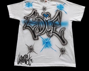 10 Kids Graffiti T-shirts: Dance School events, streetdance, hip hop competitions, party bags & casual wear. Choice of background colours