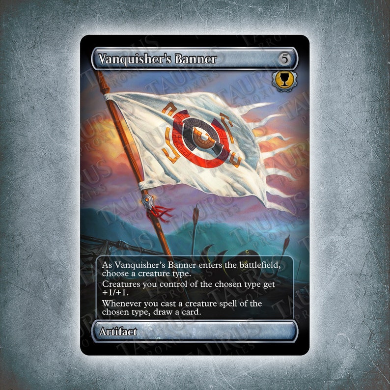 Vanquisher's Banner Full Art Etsy