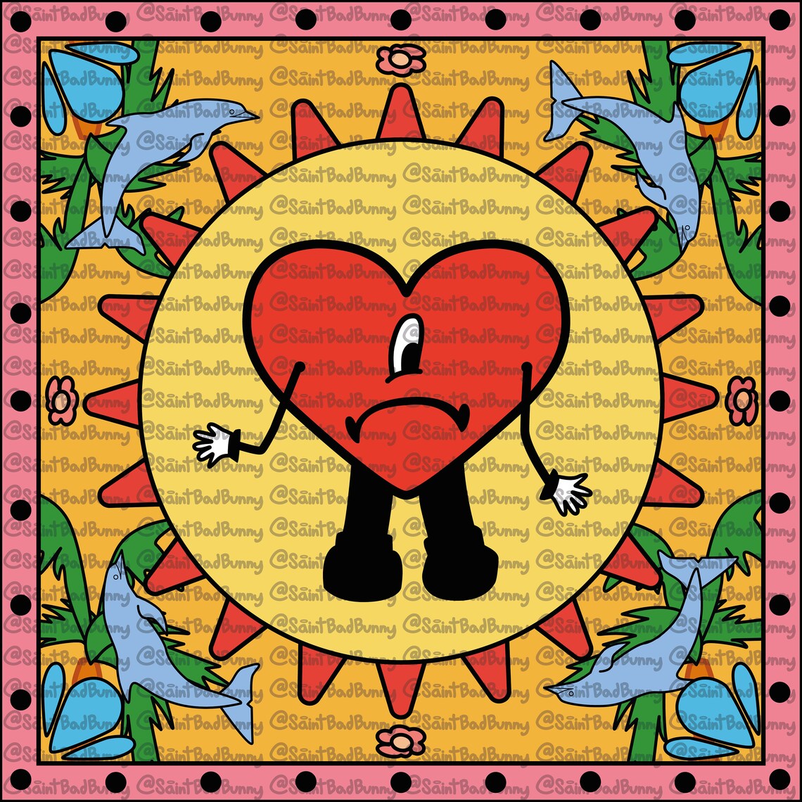 Bad Bunny Tarot Svg A Summer Without You Svg Bad Bunny Gift Etsy