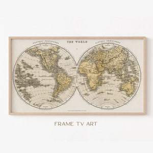 Cadre TV Samsung | Cadre TV Art 4K | Ancienne carte TV Art | Fond d'écran Vinatge Art Tv | Téléchargement numérique | Téléchargement instantané