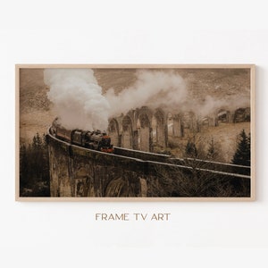 Samsung Frame TV Art | Frame TV Art 4K | Wizarding Train TV Art | Magic World Tv Wallpaper | Digital Download | Instant Download