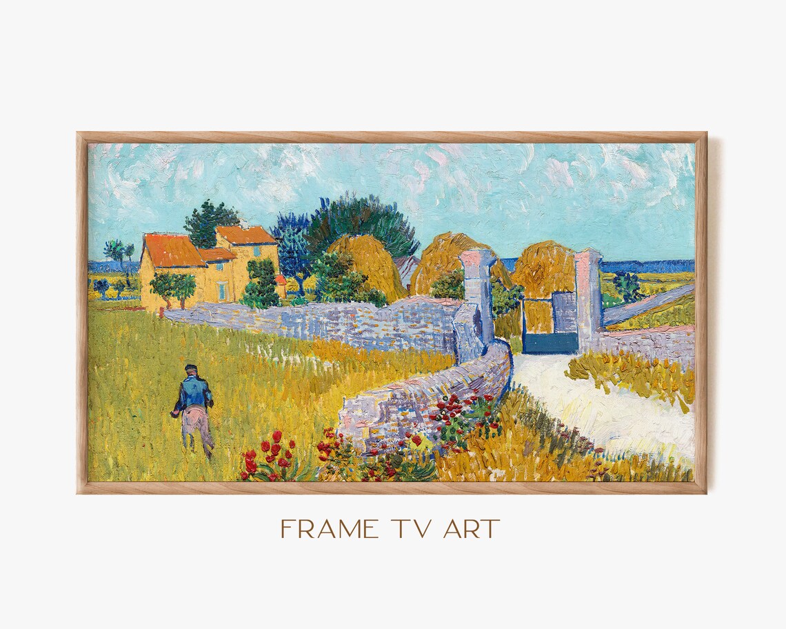 Samsung Frame TV Art Frame TV Art 4K Van Gogh Painting TV Etsy