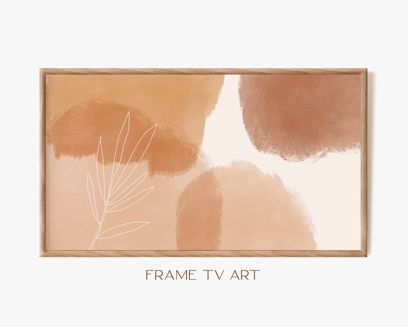 Samsung Frame TV Art Frame TV Art 4K Abstract Painting TV Etsy