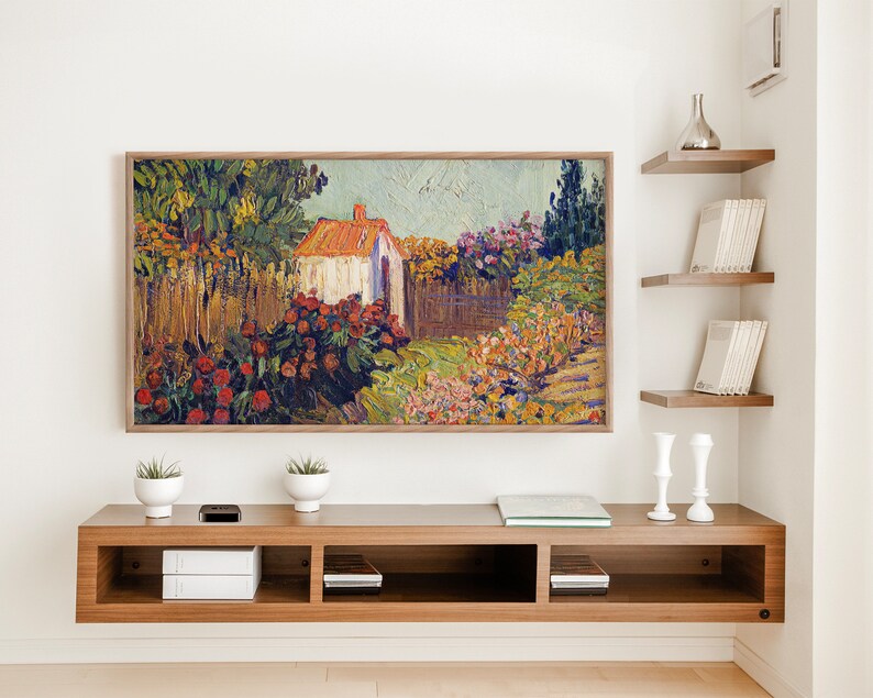 Samsung Frame TV Art Frame TV Art 4K Van Gogh Painting TV Etsy