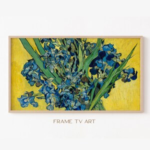 Samsung Frame TV Art | Frame TV Art 4K | Van Gogh Painting TV Art | Irises Painting Tv Wallpaper | Digital Download | Instant Download