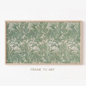 Samsung Frame TV Art | Frame TV Art 4K | William Morris TV Art | Art Nouveau Tv Wallpaper | Digital Download | Instant Download
