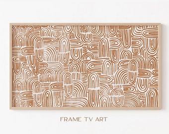 Samsung Frame TV Art | Frame TV Art 4K | Abstract Rainbow TV Art | Boho Tv Wallpaper | Digital Download | Instant Download
