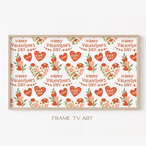 Frame TV Art Valentines Day | Samsung Frame TV Art | Frame TV Valentines Day Tv Art | Digital Download | Valentines Day Decor