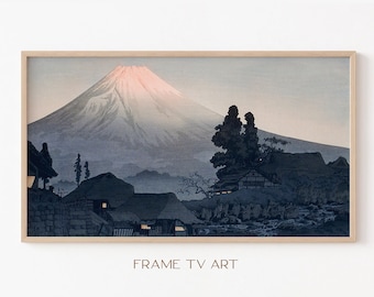 Samsung Frame TV Art | Frame TV Art 4K | Japanese TV Art | Fuji Mountain Tv Wallpaper | Digital Download | Instant Download