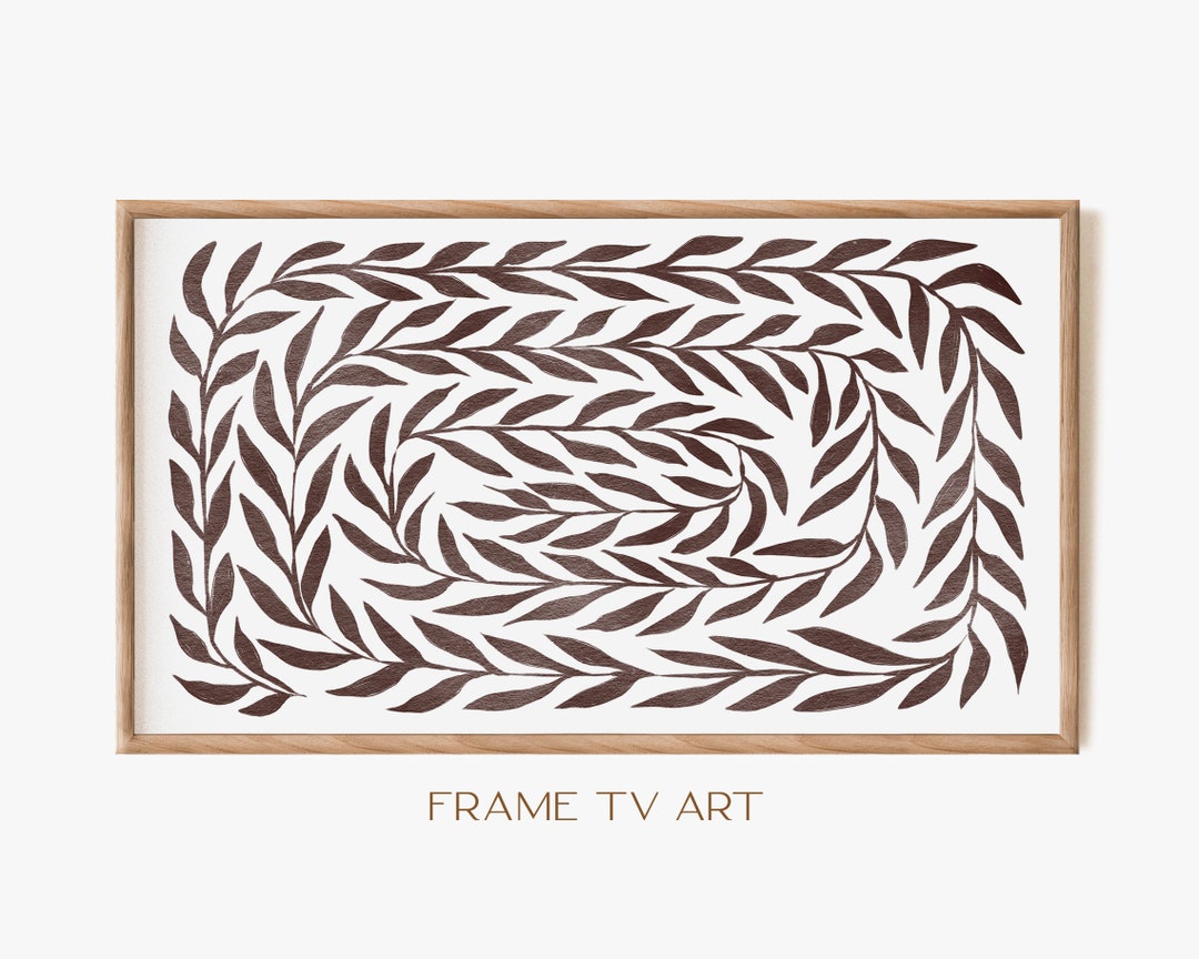 Samsung Frame TV Art Frame TV Art 4K Abstract Botanical TV Etsy