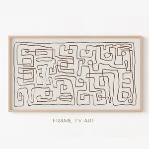 Samsung Frame TV Art | Frame TV Art 4K | Abstract Painting TV Art | Boho Tv Wallpaper | Digital Download | Instant Download