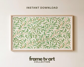 Samsung Frame TV Art | Frame TV Art 4K | William Morris TV Art | Art Nouveau Tv Wallpaper | Digital Download | Instant Download