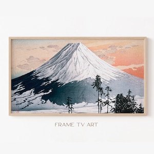Samsung Frame TV Art | Frame TV Art 4K | Japanese TV Art | Fuji Mountain Tv Wallpaper | Digital Download | Instant Download