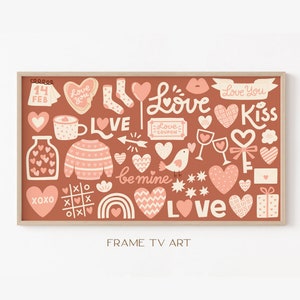Frame TV Art Valentines Day | Samsung Frame TV Art | Frame TV Valentines Day Tv Art | Digital Download | Valentines Day Decor