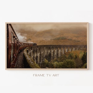 Samsung Frame TV Art | Frame TV Art 4K | Wizarding Train TV Art | Magic World Tv Wallpaper | Digital Download | Instant Download
