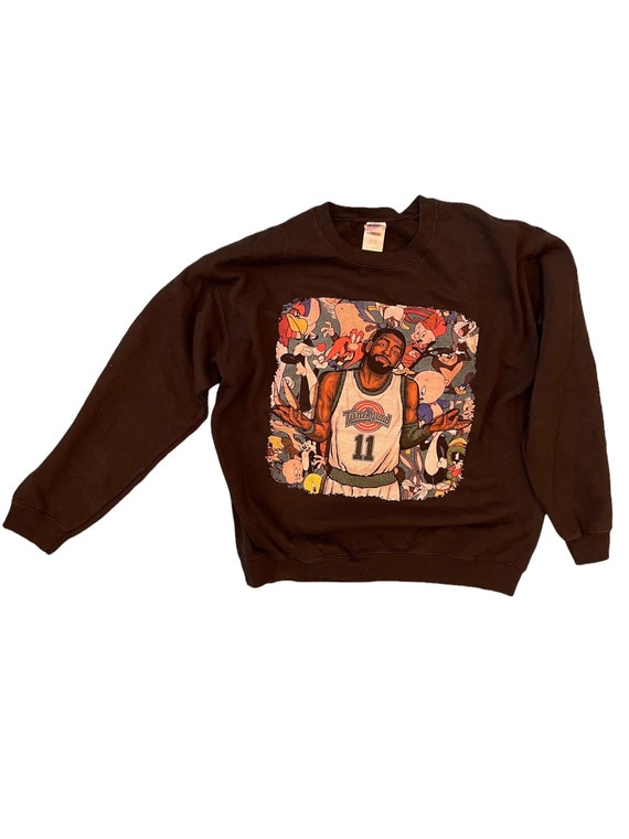 Kyrie Irving Space Jam/looney Tunes Sweatshirt Etsy