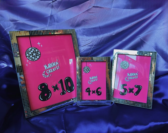 Disco Ball Picture Frame Etsy