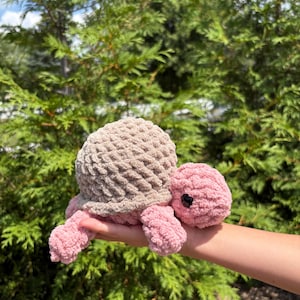 Crochet Turtle Plushie - Handmade