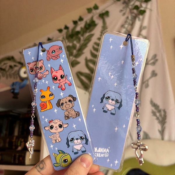 littlest pet shop bookmark - with or without charm