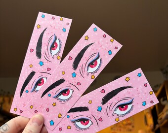 dreamy eyes bookmark - one sided