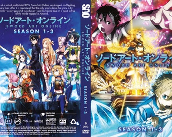 Sword Art Online Dvd Etsy Ireland