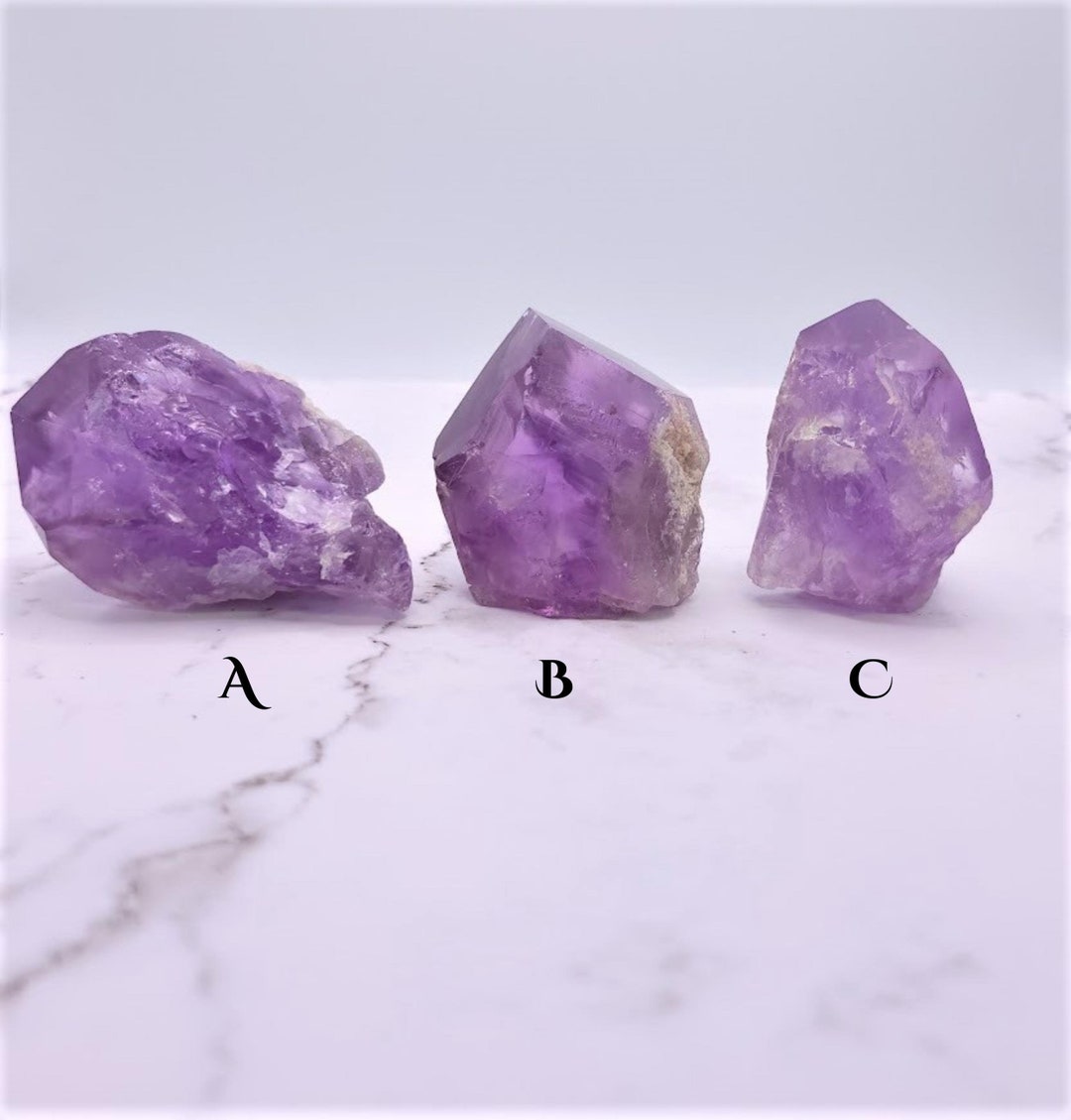 Natural Amethyst Crystal Root Healing Gemstone for Balance Etsy
