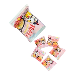 Miniature Buldak Spicy Noodles Bags, Dollhouse Pretend Play Ramen