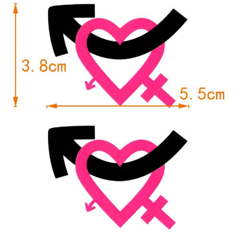 HOTWIFE SYMBOL Temporary Tattoo Water Resistant for the Etsy Singapore