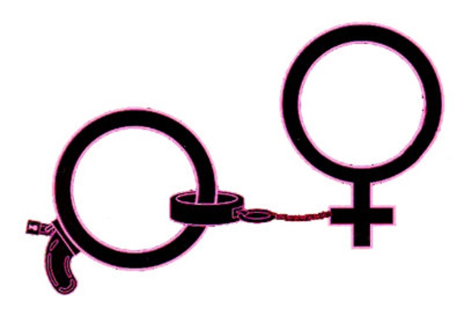CHASTITY Femdom Female/male Symbol Tattoo - Etsy New Zealand