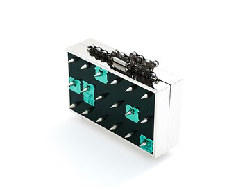 WEED Womens Clutch Borsa a mano Spikes