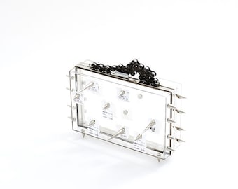 THE END Donna Clutch Borsa Borsa a Mano Spikes