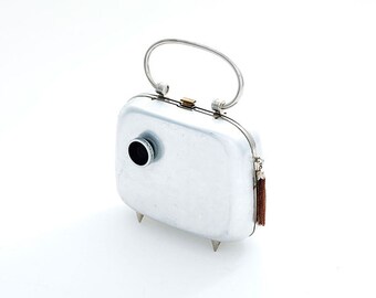 CAM - M Donna Camera Clutch Borsa a Mano Spikes