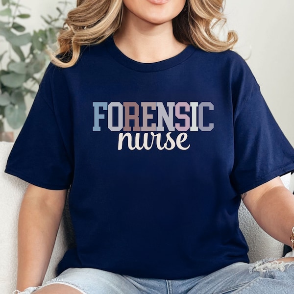 Forensic nurse shirt Forensic nurse t-shirt Gift for Forensic Nurse Nurse in Forensic Science Forensics tee