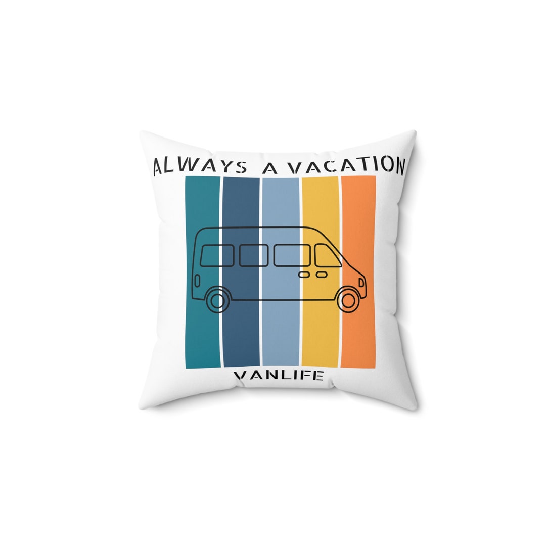 Vanlife Decorative Pillow Van Life Cushion Camper Van Decor Etsy