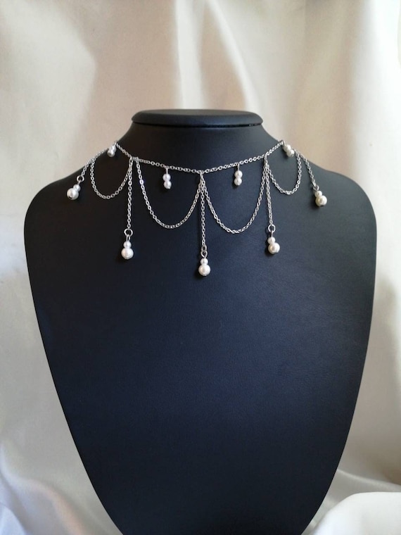 y2k pearls & heart necklace | Roblox Item - Rolimon's
